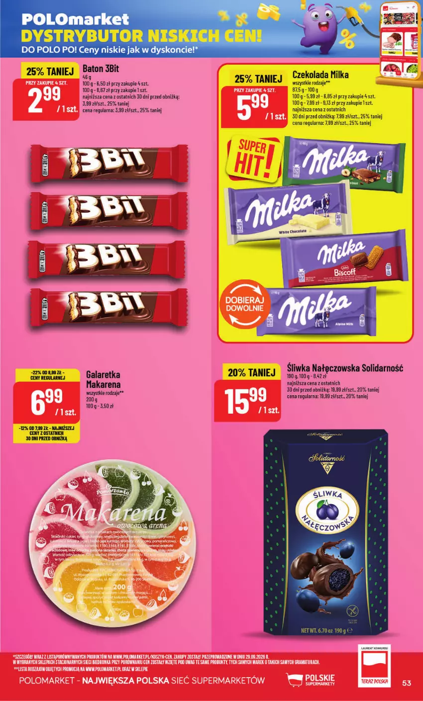 Gazetka promocyjna PoloMarket - Gazetka POLOmarket - ważna 28.10 do 03.11.2026 - strona 53 - produkty: Czekolada, Fa, Gra, Jaja, Kosz, Milka, Por, Rama