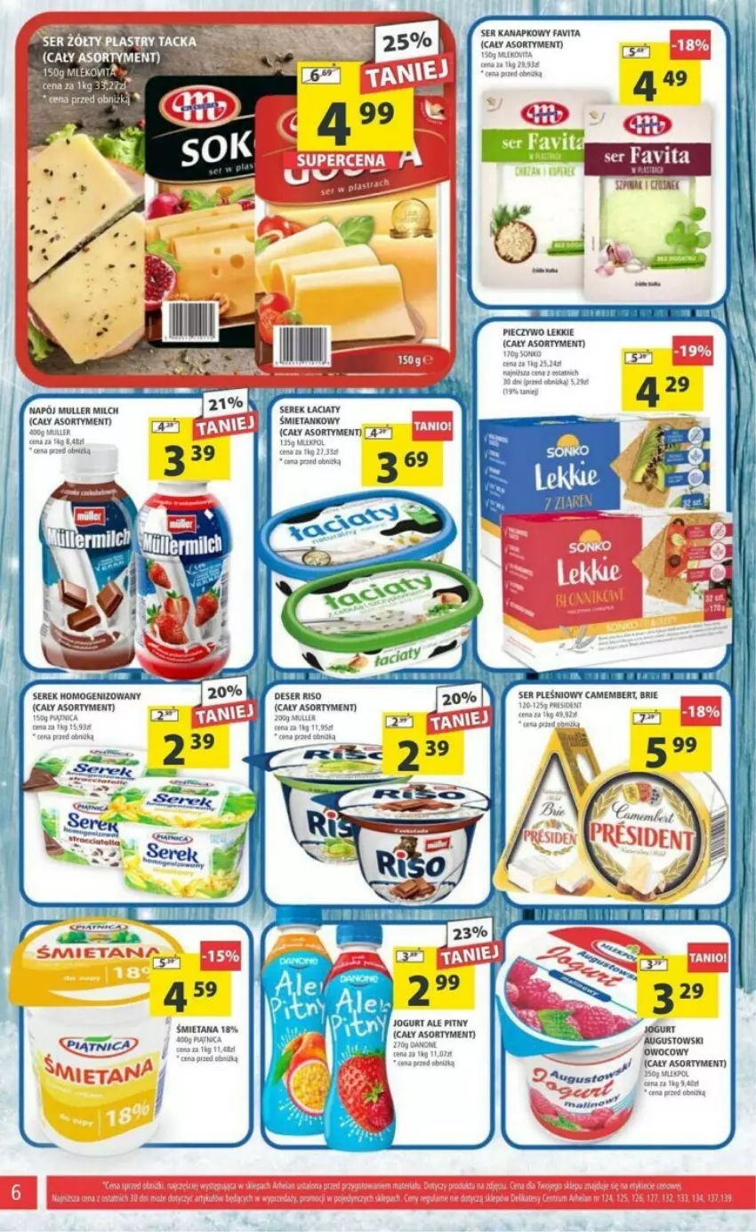 Gazetka promocyjna Arhelan - ważna 12.01.2023 do 21.01.2024 - strona 17 - produkty: Brie, Deser, Fa, Jogurt, LG, Mleko, Napój, Piec, Pieczywo, Ser, Ser pleśniowy, Serek