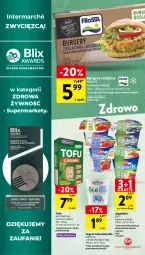 Gazetka promocyjna Intermarche - Gazetka Intermarche - Gazetka - ważna od 10.01 do 10.01.2024 - strona 18 - produkty: Jogurt naturalny, Frosta, Gra, Piątnica, Zott, Bell, Jogurt, Tofu, Burger, Bella, Jogobella, Fa