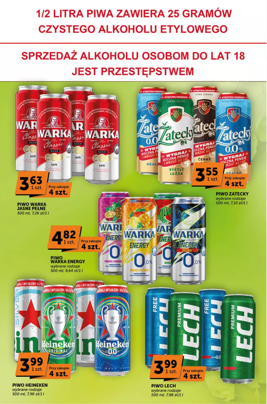 Gazetka promocyjna ABC - ważna 16.05 do 30.05.2024 - strona 28 - produkty: Heineken, Piwo, Warka