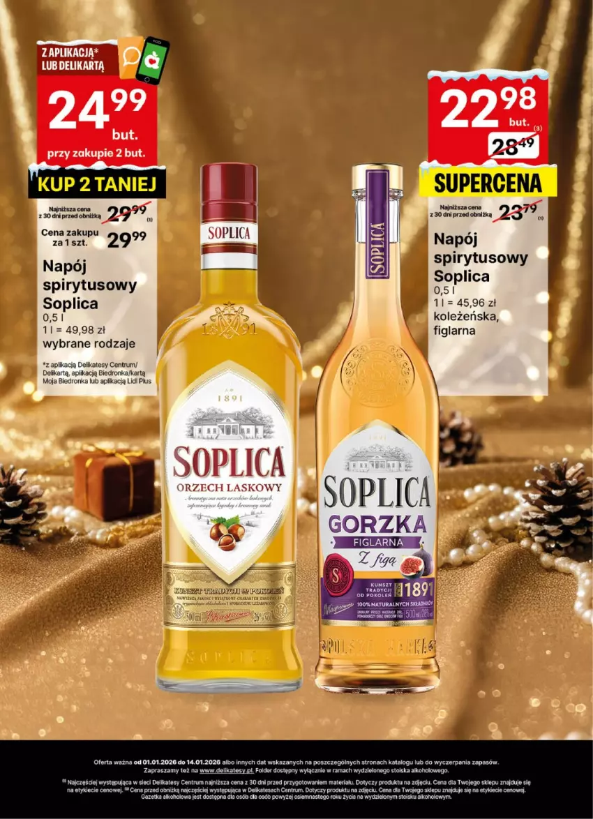 Gazetka promocyjna Delikatesy Centrum - Delibarek DC01-DC02 - ważna 01.01 do 14.01.2026 - strona 13 - produkty: Soplica