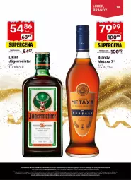 Gazetka promocyjna Delikatesy Centrum - Delibarek DC01-DC02 - Gazetka - ważna od 14.01 do 14.01.2026 - strona 14 - produkty: Rum, Acer, Jagermeister, Rama, Metaxa, Brandy, Likier