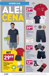 Gazetka promocyjna Aldi - OKAZJE DLA CIEBIE I DOMU - Gazetka - ważna od 27.06 do 27.06.2021 - strona 5 - produkty: Ser, Bermudy, Karp, Kosz, Skarpetki, Koszulka, Wełna, Pierre Cardin, Bokserki, Piżama