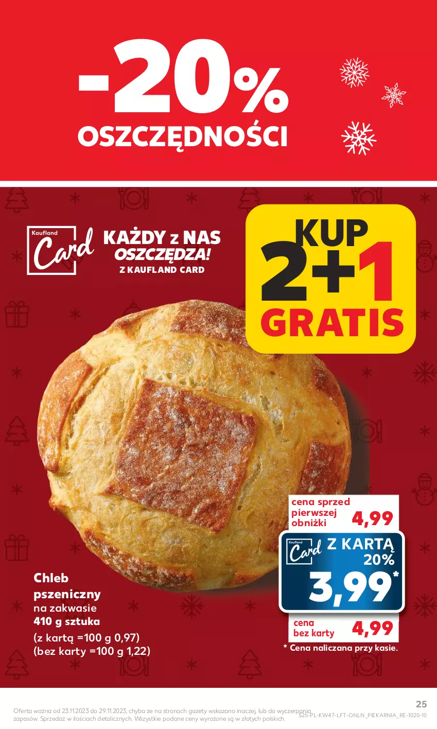 Gazetka promocyjna Kaufland - Gazetka tygodnia - ważna 23.11 do 29.11.2023 - strona 25 - produkty: Chleb, Gra