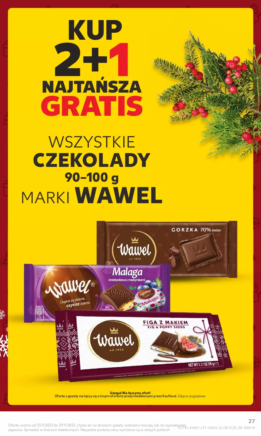 Gazetka promocyjna Kaufland - Gazetka tygodnia - ważna 23.11 do 29.11.2023 - strona 27 - produkty: Gra, Lody, Waga, Wawel