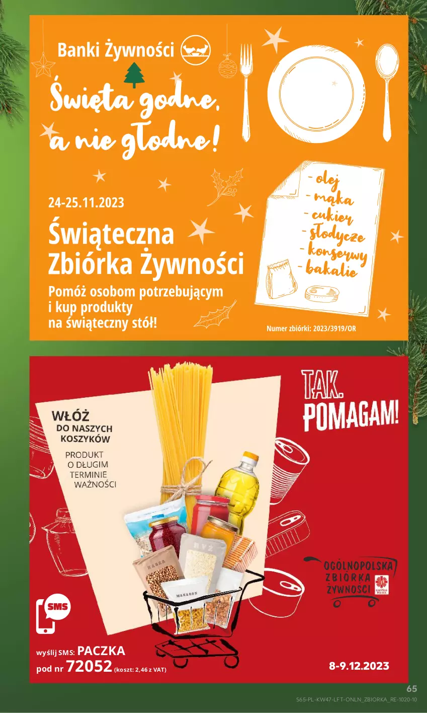 Gazetka promocyjna Kaufland - Gazetka tygodnia - ważna 23.11 do 29.11.2023 - strona 65 - produkty: Kosz, Orka