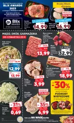 Gazetka promocyjna Kaufland - Gazetka tygodnia - Gazetka - ważna od 29.11 do 29.11.2023 - strona 36 - produkty: Piec, Kurczak, Mięso wołowe, Mięso mielone, Mięso mielone z łopatki wieprzowej, Sos, Por, Surówka, Szynka wieprzowa, Drób, Laur, Szynka, Kapustą, Spaghetti, Flaki, Waga, Olej, Flaki wołowe, Mięso