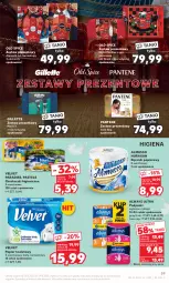 Gazetka promocyjna Kaufland - Gazetka tygodnia - Gazetka - ważna od 29.11 do 29.11.2023 - strona 59 - produkty: Zestaw prezentowy, Rum, Mus, Pantene, Papier, Old Spice, Papier toaletowy, Velvet, Ręcznik, Chusteczki, Always, Podpaski, Gillette, Always Ultra, Kosmetyczka