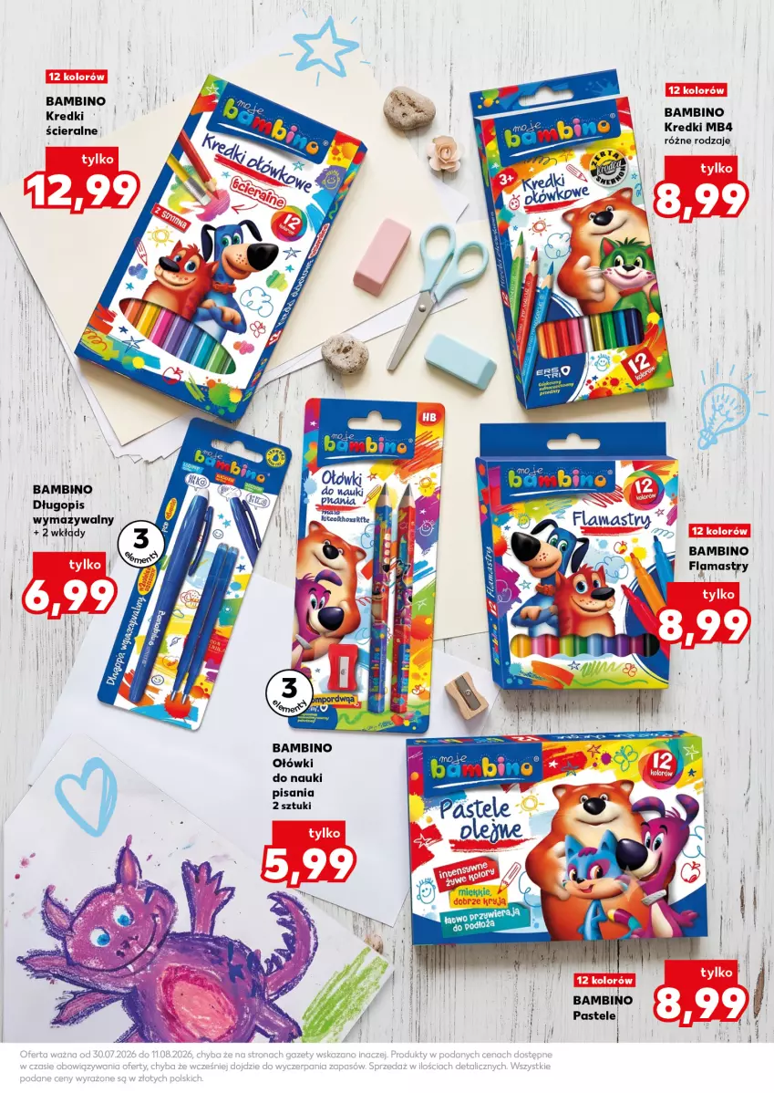 Gazetka promocyjna Kaufland - Kaufland - ważna 30.07 do 11.08.2026 - strona 11 - produkty: Długopis, Flamastry