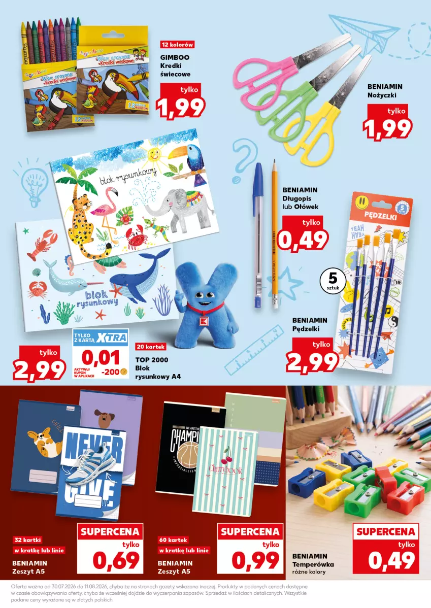 Gazetka promocyjna Kaufland - Kaufland - ważna 30.07 do 11.08.2026 - strona 3 - produkty: Długopis, Noż, Nożyczki, Top