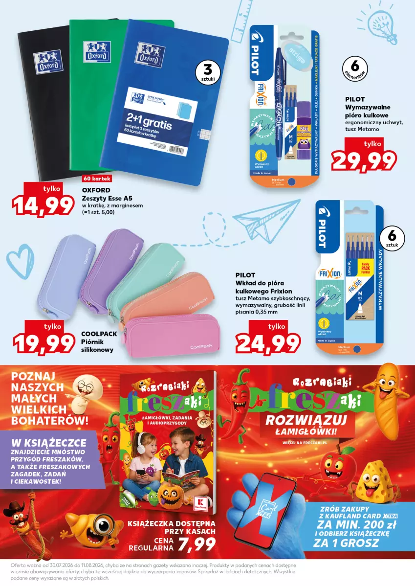Gazetka promocyjna Kaufland - Kaufland - ważna 30.07 do 11.08.2026 - strona 36 - produkty: Długopis, Dzieci, Gin, Gra, Klej, Pióra kulkowego, Piórnik, Stek, Tusz