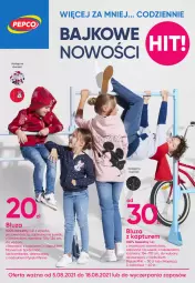 Gazetka promocyjna Pepco - Bajkowe nowości - Gazetka - ważna od 18.08 do 18.08.2021 - strona 1 - produkty: Sok, Spiderman, Bluza z kapturem, Mysz, Minnie, Bluza