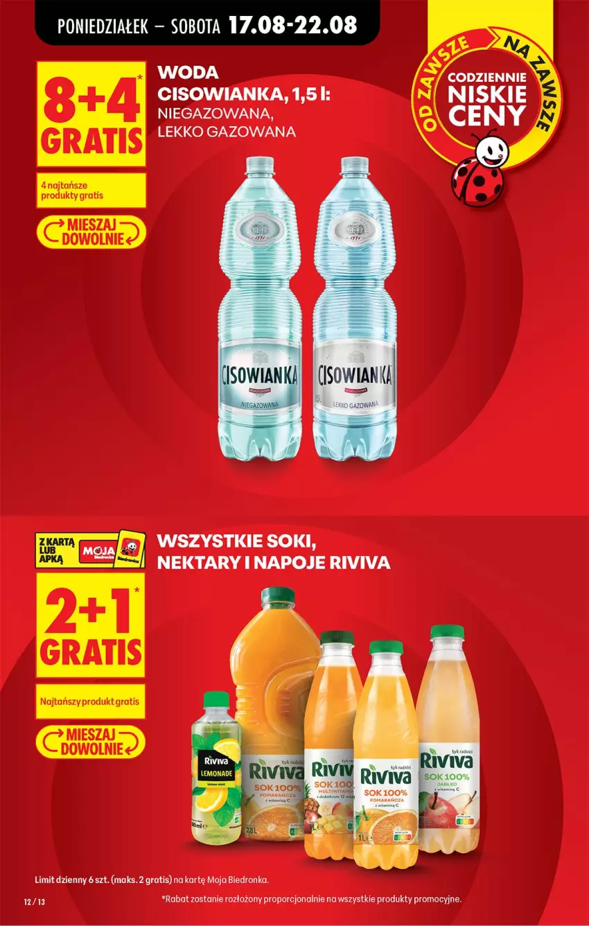 Gazetka promocyjna Biedronka - Od Poniedziałku - ważna 17.08 do 22.08.2026 - strona 12 - produkty: Gra, HP, Napoje, Nektar, Por, Sok