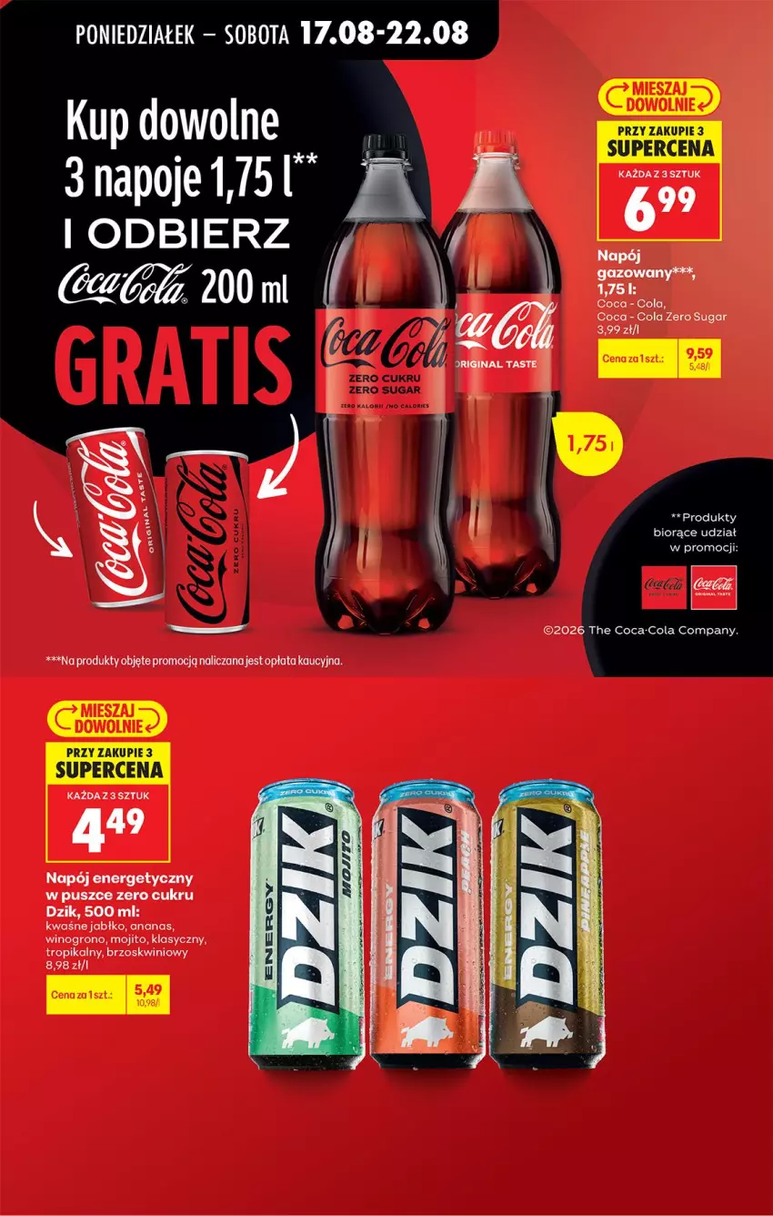 Gazetka promocyjna Biedronka - Od Poniedziałku - ważna 17.08 do 22.08.2026 - strona 13 - produkty: Ananas, Fa, Gin, Koc, Napój, Napój energetyczny, Napoje, Wino