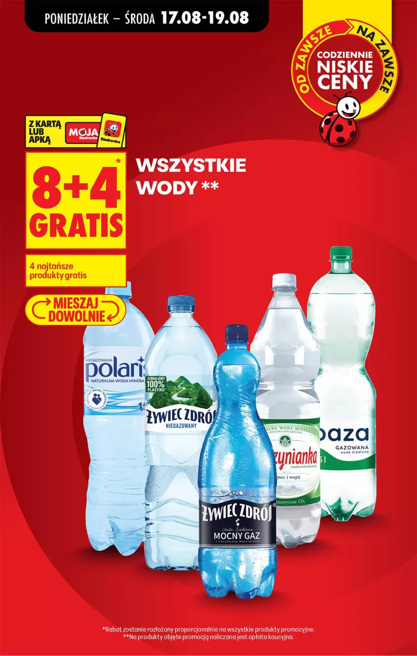 Gazetka promocyjna Biedronka - Od Poniedziałku - ważna 17.08 do 22.08.2026 - strona 16 - produkty: Woda