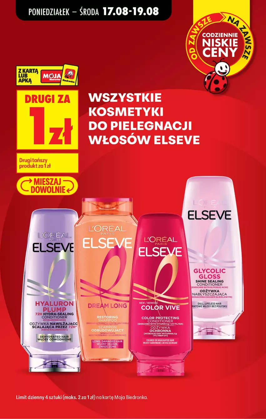 Gazetka promocyjna Biedronka - Od Poniedziałku - ważna 17.08 do 22.08.2026 - strona 21 - produkty: Elseve, Fa, Odżywka