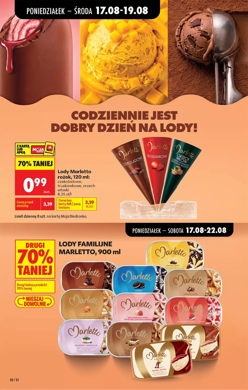 Gazetka promocyjna Biedronka - Od Poniedziałku - ważna 17.08 do 22.08.2026 - strona 26 - produkty: Fa, Lody