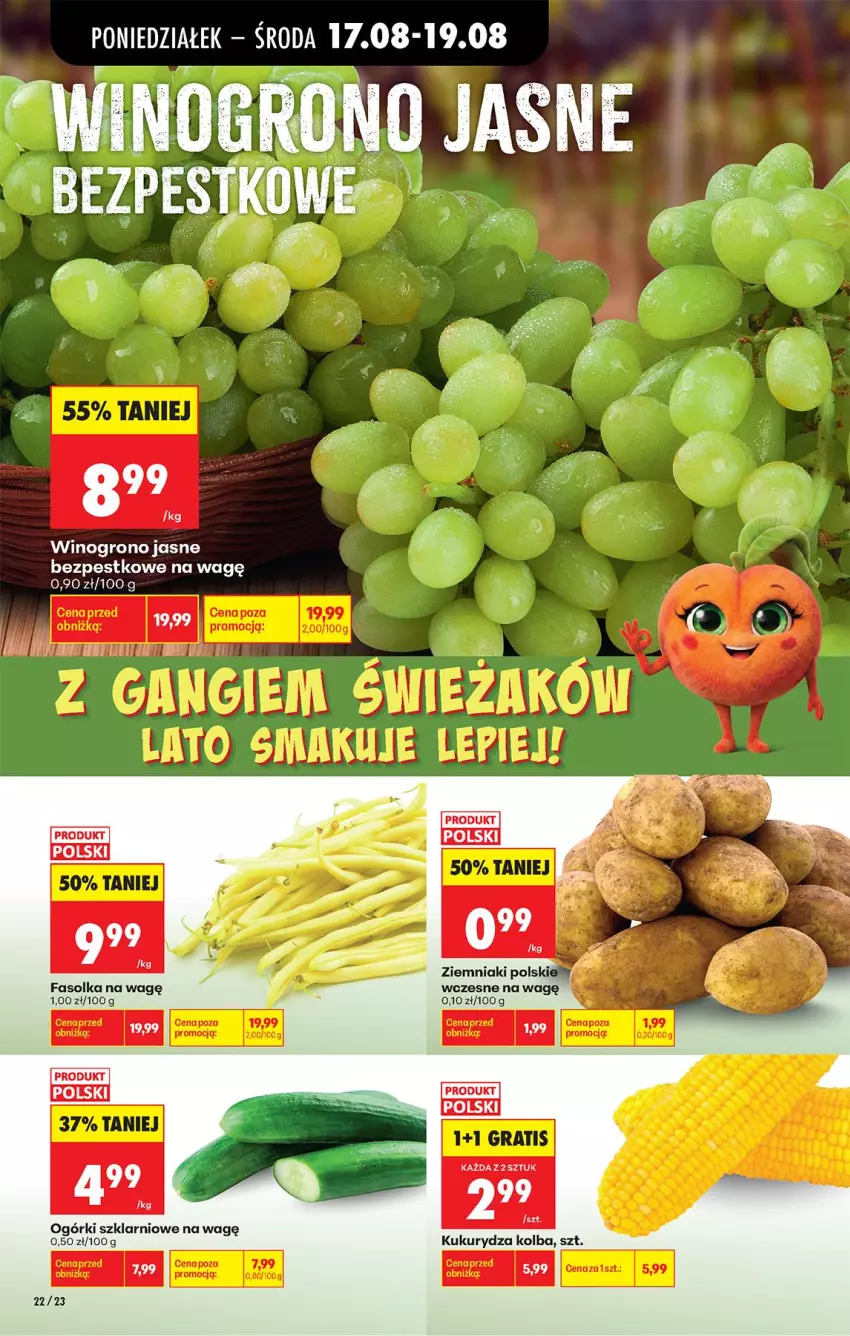 Gazetka promocyjna Biedronka - Od Poniedziałku - ważna 17.08 do 22.08.2026 - strona 28 - produkty: Fa, Kukurydza, Wino, Ziemniaki