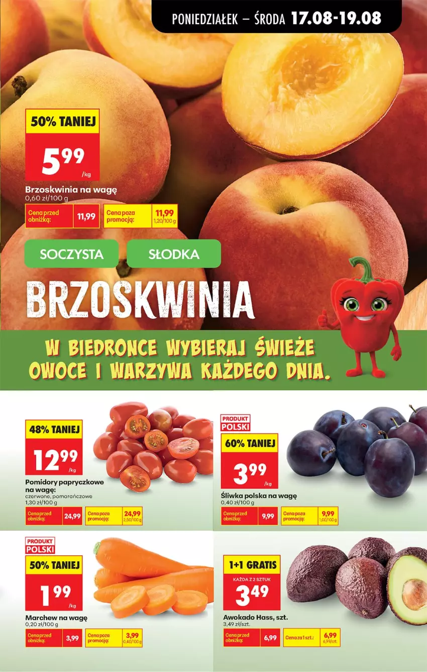 Gazetka promocyjna Biedronka - Od Poniedziałku - ważna 17.08 do 22.08.2026 - strona 29 - produkty: Gra, Pomidory