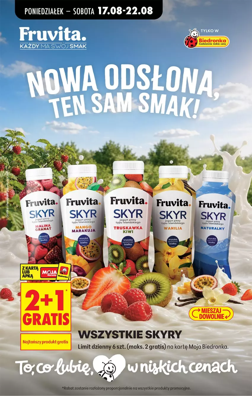 Gazetka promocyjna Biedronka - Od Poniedziałku - ważna 17.08 do 22.08.2026 - strona 53 - produkty: Fa, Isla, Jogurt, Jogurt pitny, Sok