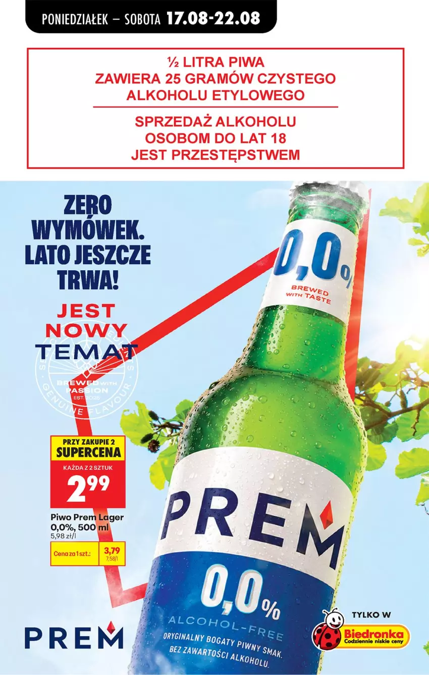 Gazetka promocyjna Biedronka - Od Poniedziałku - ważna 17.08 do 22.08.2026 - strona 71 - produkty: Gra, Piwa, Piwo