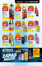 Gazetka promocyjna Biedronka - Od Poniedziałku - Gazetka - ważna od 22.08 do 22.08.2026 - strona 69 - produkty: Mus, Gin, Ice tea, Mirinda, Coca-Cola, Napoje, Pepsi, Lipton, Napój gazowany, Syrop, Oshee, Fanta, Kubuś, Napój niegazowany, Arbuz, Sprite, Mango, Napój, Herbapol, Full Throttle, Fa