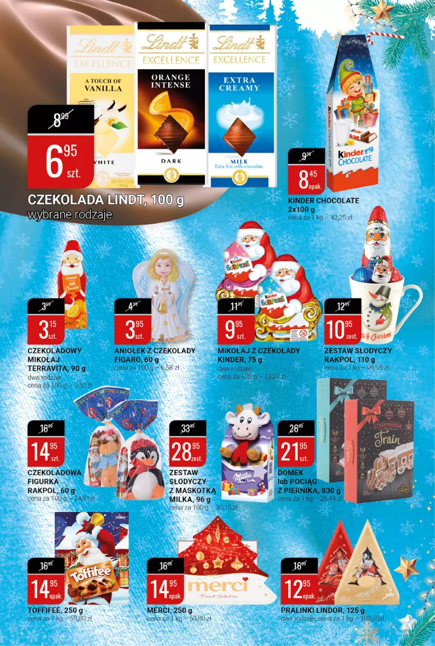 Gazetka promocyjna Bi1 - Gazetka - ważna 24.11 do 30.11.2021 - strona 12 - produkty: Gra, Kinder, Lindor, Merci, Milka, Piernik, Pociąg, Toffifee