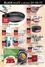 Gazetka promocyjna Bi1 - Gazetka - Gazetka - ważna od 30.11 do 30.11.2021 - strona 18 - produkty: Piec, Ser, Por, Podgrzewacze, Lack, Tefal, Naczynie żaroodporne, Patelnia, Fa