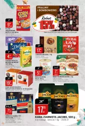 Gazetka promocyjna Bi1 - Gazetka - Gazetka - ważna od 30.11 do 30.11.2021 - strona 9 - produkty: BelVita, Ciastka, Cukier, Kawa ziarnista, Praliny, Kawa, Herbata czarna, Mąka, Dolce Gusto, Delicje, Danio, Cukierki, Jacobs, Herbata, Helio, Milka