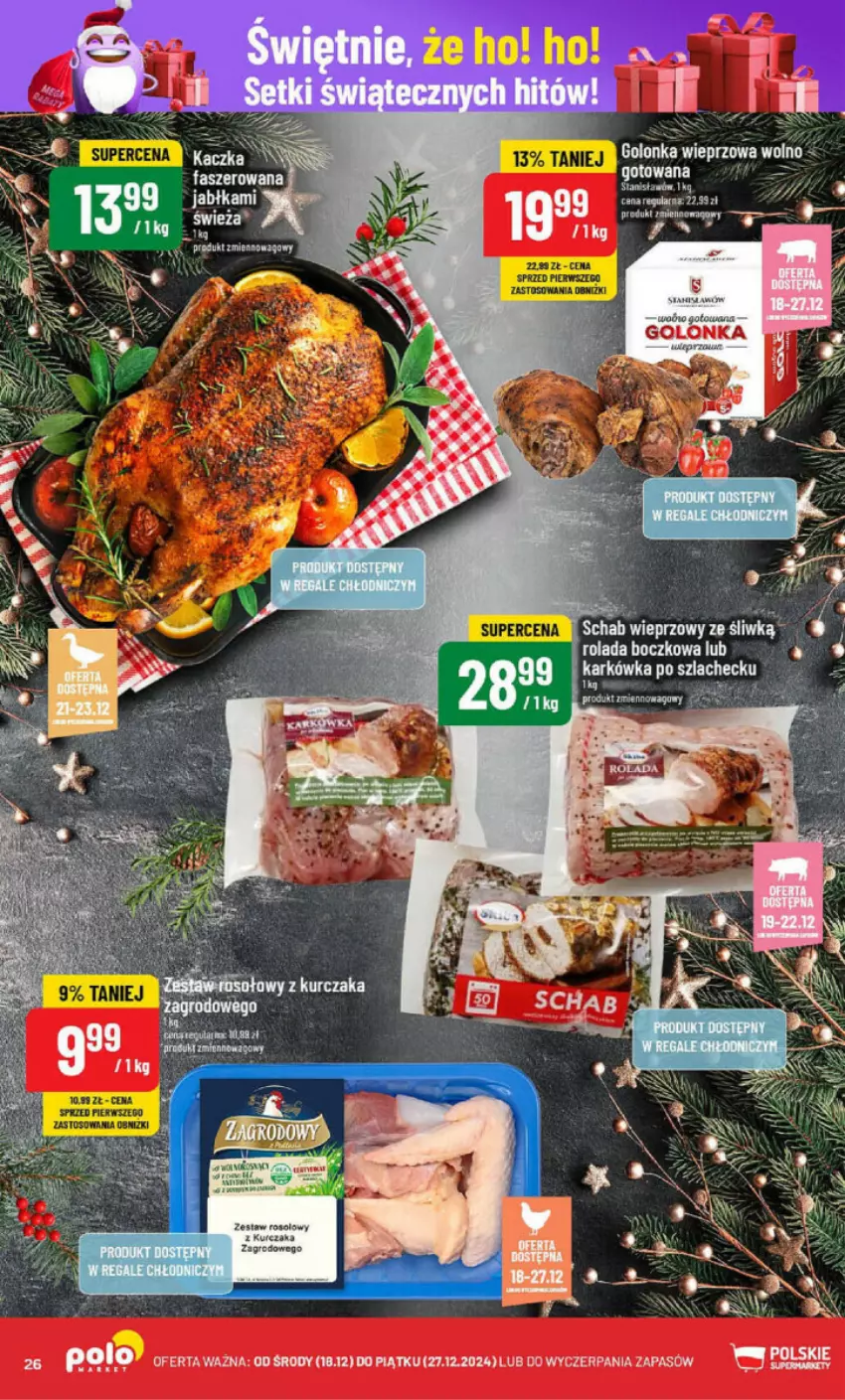 Gazetka promocyjna PoloMarket - ważna 18.12 do 24.12.2024 - strona 19 - produkty: Fa, Jabłka, Rolada