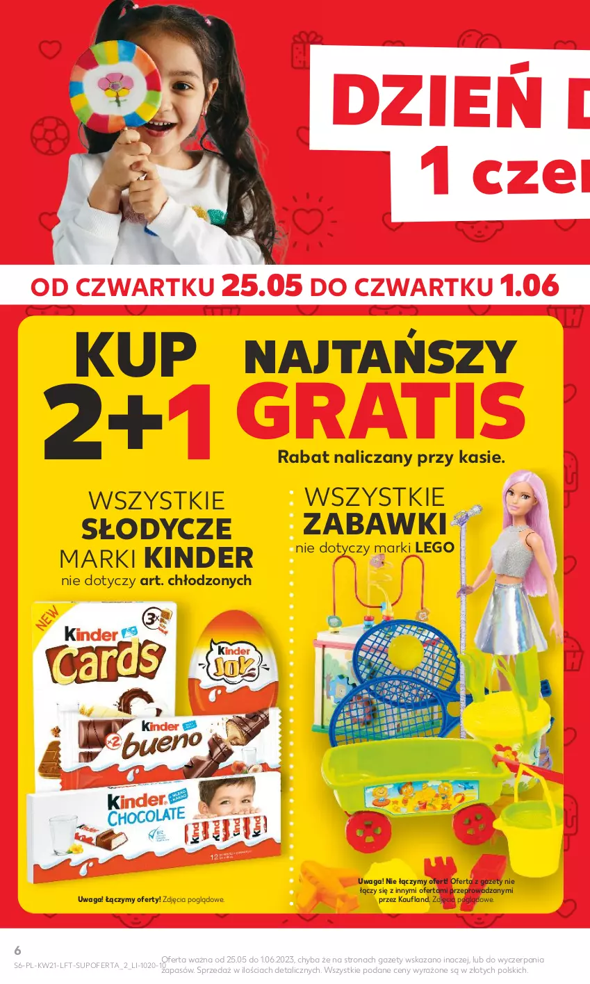 Gazetka promocyjna Kaufland - Gazetka tygodnia - ważna 25.05 do 31.05.2023 - strona 6 - produkty: Gra, Kinder, LEGO, Waga