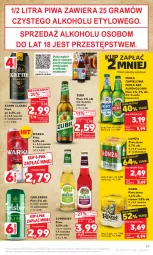 Gazetka promocyjna Kaufland - Gazetka tygodnia - Gazetka - ważna od 31.05 do 31.05.2023 - strona 37 - produkty: Piwa, Piwo, Gra, Somersby, Warka, Perła, Carlsberg, Piwo jasne, Karmi, Kozel