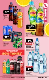 Gazetka promocyjna Netto - Od Poniedziałku - Gazetka - ważna od 06.09 do 06.09.2025 - strona 21 - produkty: Nałęczowianka, Top, Ice tea, Mirinda, Napoje, Pepsi, Lipton, Napój gazowany, Woda mineralna, Woda, Napój