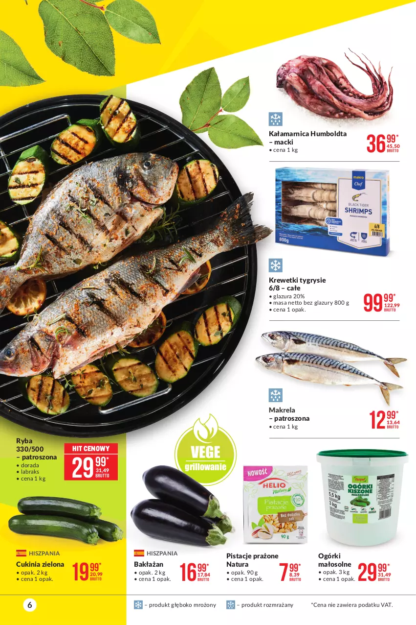 Gazetka promocyjna Makro - [Oferta specjalna] Sezon grillowy 2021 - ważna 19.04 do 03.05.2021 - strona 6 - produkty: Arnica, Glazura, Grill, Gry, Krewetki, Lazur, Pistacje, Ryba