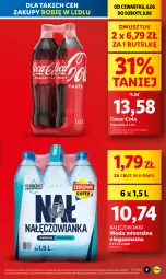 Gazetka promocyjna Lidl - GAZETKA - Gazetka - ważna od 08.06 do 08.06.2024 - strona 11 - produkty: Nałęczowianka, Coca-Cola, Woda mineralna, Woda