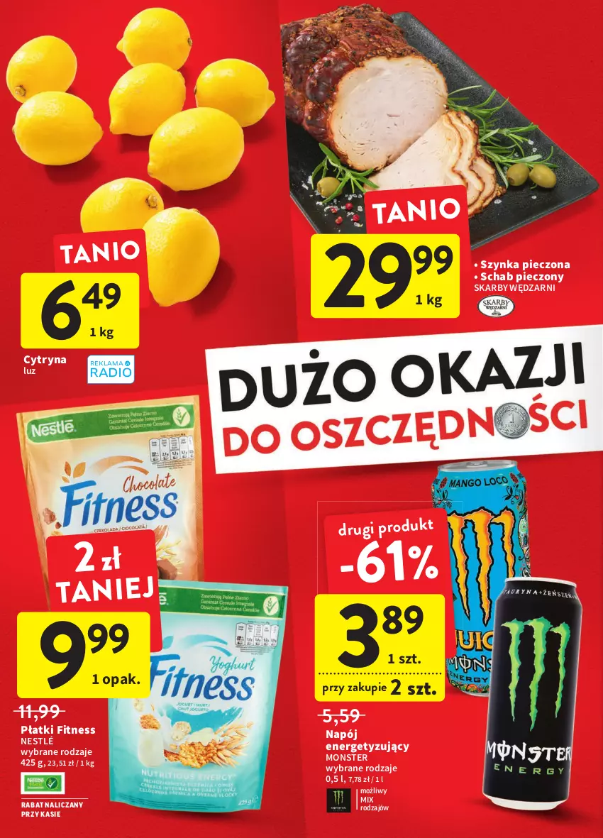 Gazetka promocyjna Intermarche - Gazetka Intermarche - ważna 09.11 do 15.11.2022 - strona 4 - produkty: Napój, Nestlé, Piec, Schab pieczony, Szynka