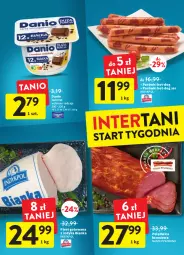 Gazetka promocyjna Intermarche - Gazetka Intermarche - Gazetka - ważna od 15.11 do 15.11.2022 - strona 38 - produkty: Polędwica, Sos, Ser, Danone, Parówki, Danio, Bianka