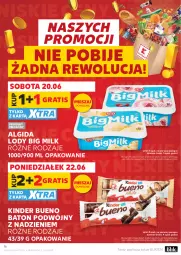 Gazetka promocyjna Kaufland - Gazetka tygodnia - Gazetka - ważna od 24.06 do 24.06.2026 - strona 16 - produkty: Por, Gra, Kinder Bueno, Big Milk, Tera, Lody, Algida, Baton, Kinder, LG