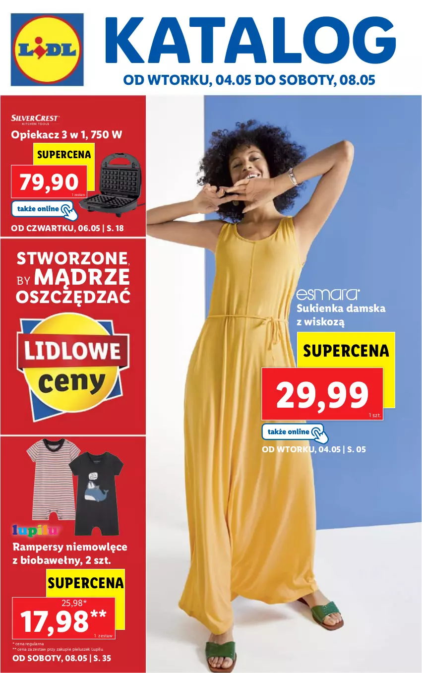 Gazetka promocyjna Lidl - GAZETKA - ważna 04.05 do 08.05.2021 - strona 1 - produkty: Sukienka