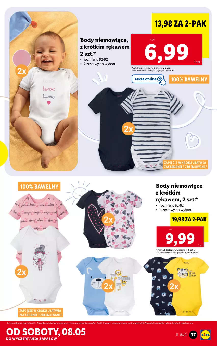 Gazetka promocyjna Lidl - GAZETKA - ważna 04.05 do 08.05.2021 - strona 37 - produkty: Body