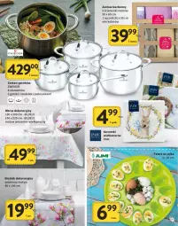 Gazetka promocyjna Intermarche - Wielkanoc - Gazetka - ważna od 16.04 do 16.04.2022 - strona 12 - produkty: Ser, Serwetki, Talerz, Ręcznik, Bieżnik, Obrus, Rondel