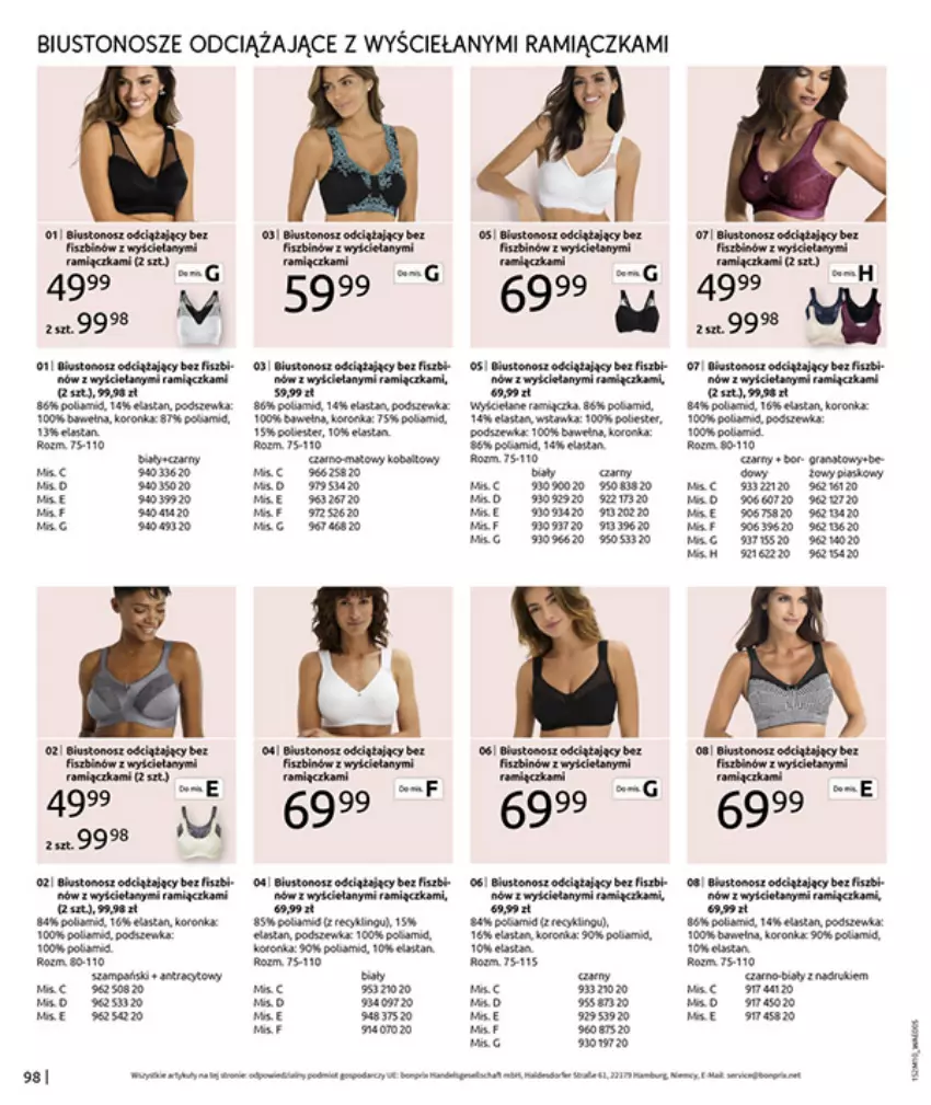 Gazetka promocyjna Bonprix - SIELANKOWY ROMANTYZM - ważna 18.11 do 29.12.2025 - strona 100 - produkty: Basia, Biustonosz, Fa, Gin, Gra, LANA, Płyta