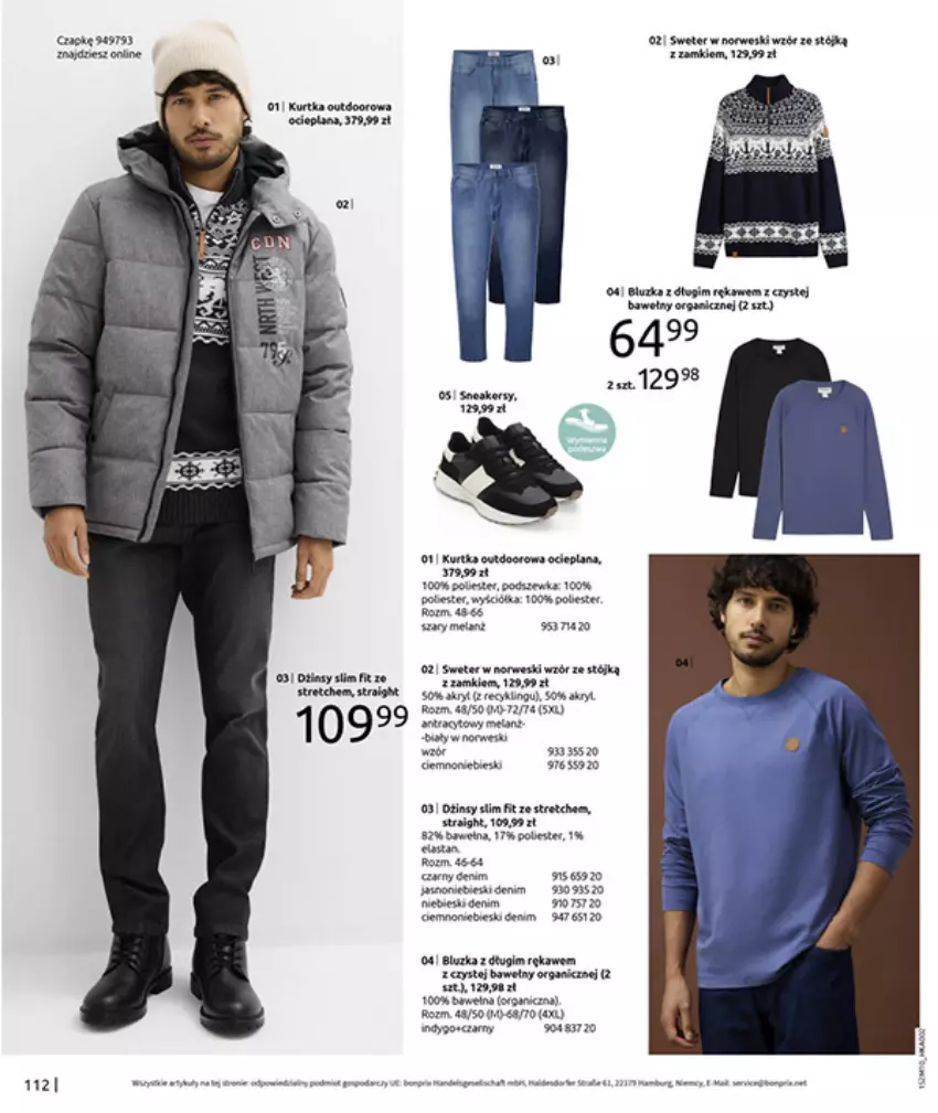 Gazetka promocyjna Bonprix - SIELANKOWY ROMANTYZM - ważna 18.11 do 29.12.2025 - strona 114 - produkty: Fa, Kurtka, Piec