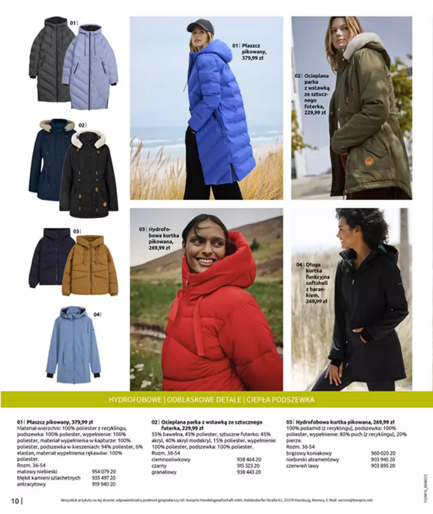 Gazetka promocyjna Bonprix - SIELANKOWY ROMANTYZM - ważna 18.11 do 29.12.2025 - strona 12 - produkty: Brit, Fa, Gra, Granat, Keen, Kurtka, LG, Moda, Orka, Parka, Tarka