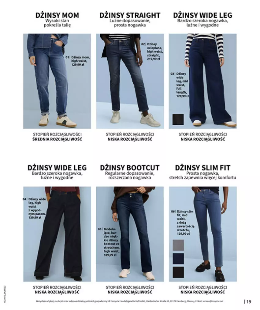 Gazetka promocyjna Bonprix - SIELANKOWY ROMANTYZM - ważna 18.11 do 29.12.2025 - strona 21 - produkty: Dżinsy, Gra, Mop, Por, Sok, Top