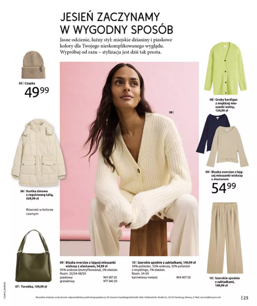 Gazetka promocyjna Bonprix - SIELANKOWY ROMANTYZM - ważna 18.11 do 29.12.2025 - strona 27 - produkty: Fa, Gra, HP, Kurtka, Torebka