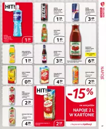 Gazetka promocyjna Selgros - Extra Oferta - Gazetka - ważna od 31.10 do 31.10.2021 - strona 27 - produkty: Sok, Napój energetyczny, Inka, Red Bull, Napoje, Paola, Lack, Fortuna, Sok jabłkowy, Tymbark, Smoothie, Syrop, Kubuś, Syropy, Napój, Nektar, Hortex