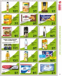 Gazetka promocyjna Selgros - Extra Oferta - Gazetka - ważna od 31.10 do 31.10.2021 - strona 45 - produkty: Piwo, Sok, Ser, Gin, Papier, Masa krówkowa, Nektar bananowy, Ananas, Kawa mielona, Kawa, Tortilla, Herbata czarna, Napoje, Warka, Papier toaletowy, Sezam, Rogal, Wódka, Chusteczki, Foxy, Delicje, Colgate, Kapsułki do prania, Woda, Herbata, Kakao, Olej, Nektar, Hortex, LG, Fa