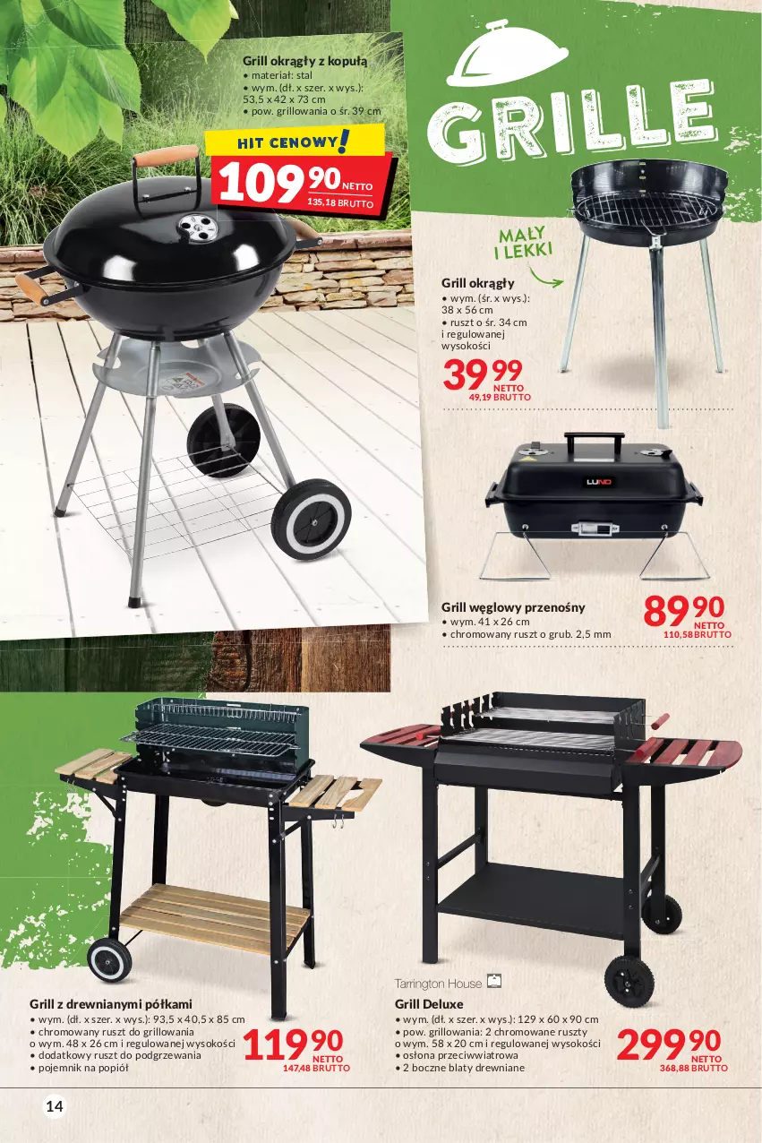 Gazetka promocyjna Makro - [Oferta specjalna] Grilluj z nami - ważna 19.04 do 02.05.2022 - strona 14 - produkty: Grill, Pojemnik, Półka, Sok