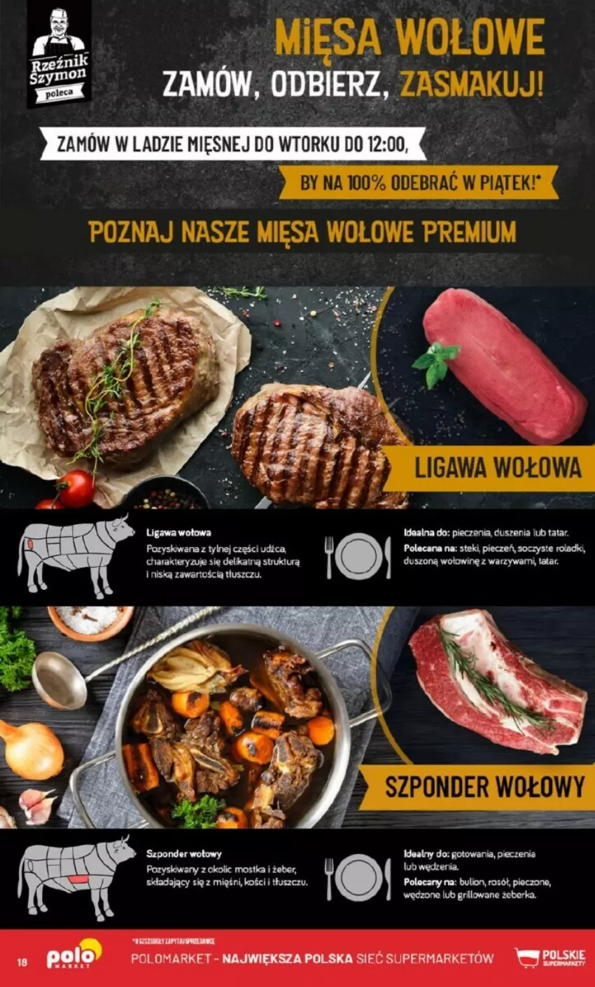 Gazetka promocyjna PoloMarket - ważna 29.01 do 04.02.2025 - strona 10 - produkty: Bulion, Lion, Piec, Rosół, Stek, Szponder wołowy, Warzywa